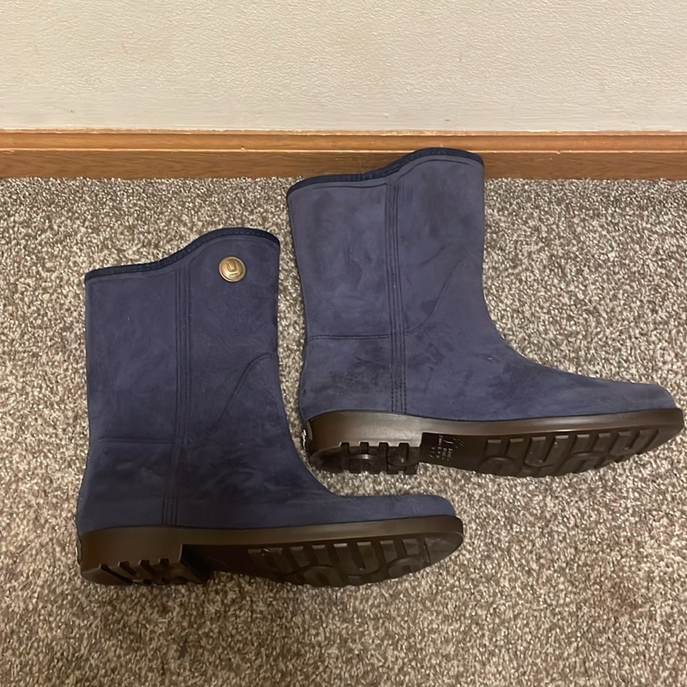 ULAN rainy steps boots blue size 9 - Picture 2 of 8